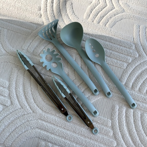Kitchen 6 Piece Pale Sage Green Kitchen Utensil Set Poshmark